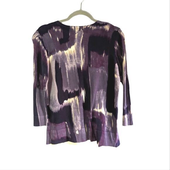 *Ann Taylor Purple Color Whisked Sweater Sz.M - Picture 2 of 4